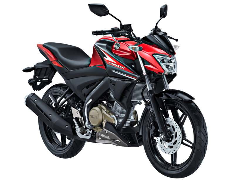 All New Vixion Red Black